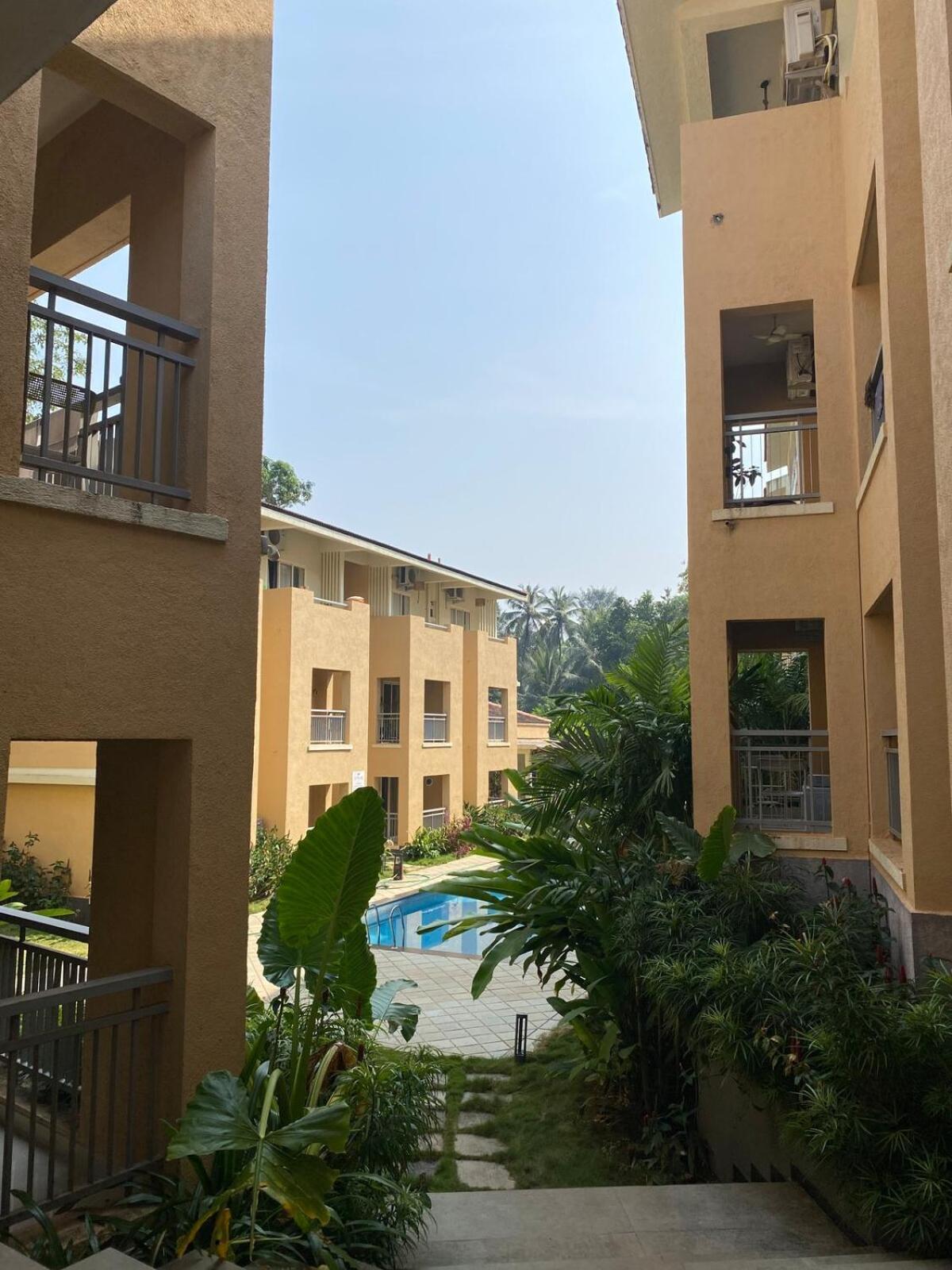 Charming 2Bhk Getaway In Siolim Apartment Exterior photo